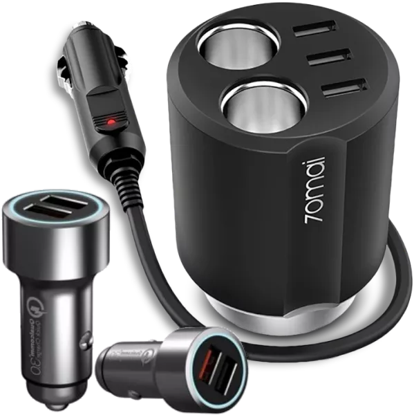 Автомобільні зарядні від прикурювача